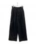 mallow blue（マロウブルー）の古着「タックパンツ」｜ブラック