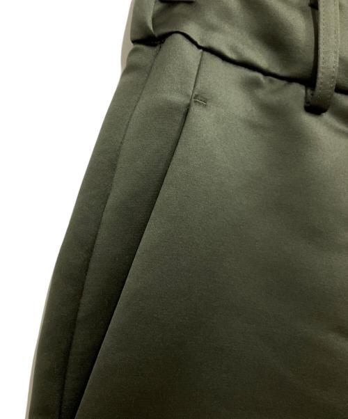 Heve（ヘイヴ）Heve (ヘイヴ) satin flare gaucho PT オリーブ サイズ:38の古着・服飾アイテム