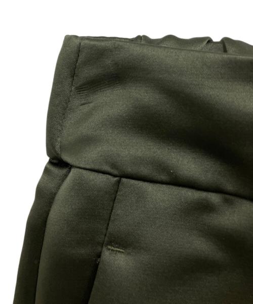 Heve（ヘイヴ）Heve (ヘイヴ) satin flare gaucho PT オリーブ サイズ:38の古着・服飾アイテム