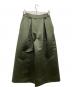 Heve（ヘイヴ）の古着「satin flare gaucho PT」｜オリーブ