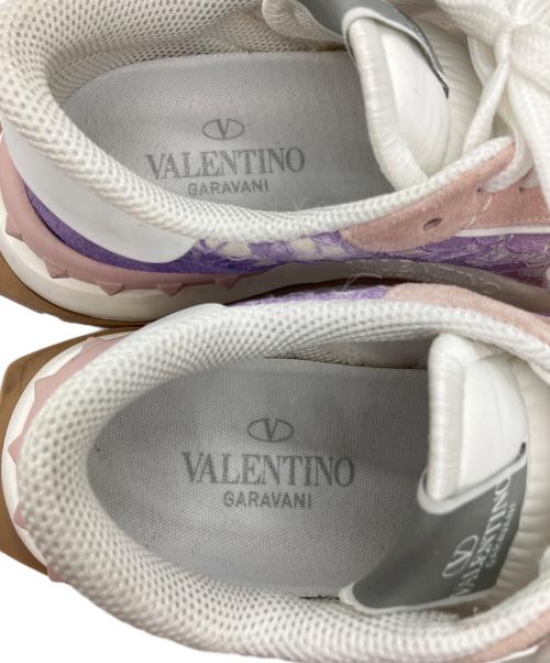 VALENTINO GARAVANI（ヴァレンティノ・ガラヴァーニ）VALENTINO GARAVANI (ヴァレンティノ・ガラヴァーニ) スニーカー ピンク×パープル サイズ:36 1/2の古着・服飾アイテム