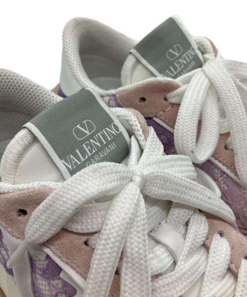 VALENTINO GARAVANI（ヴァレンティノ・ガラヴァーニ）VALENTINO GARAVANI (ヴァレンティノ・ガラヴァーニ) スニーカー ピンク×パープル サイズ:36 1/2の古着・服飾アイテム