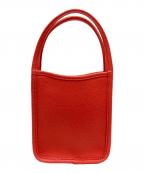 LONGCHAMPロンシャン）の古着「ル フローネ/トップハンドルバッグ」｜レッド