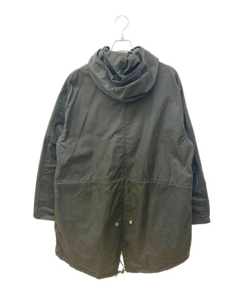 FRED PERRY（フレッドペリー）FRED PERRY (フレッドペリー) モッズパーカ オイルドコットンジャケット オリーブ サイズ:Mの古着・服飾アイテム