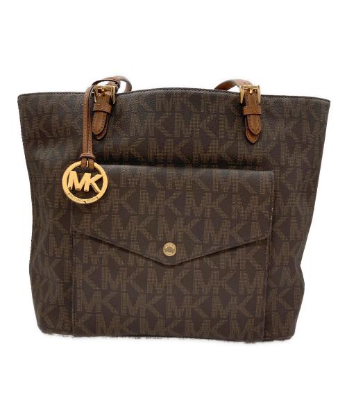 MICHAEL MICHAEL KORS（マイケル マイケルコース）MICHAEL MICHAEL KORS (マイケル マイケルコース) トートバッグ ブラウンの古着・服飾アイテム