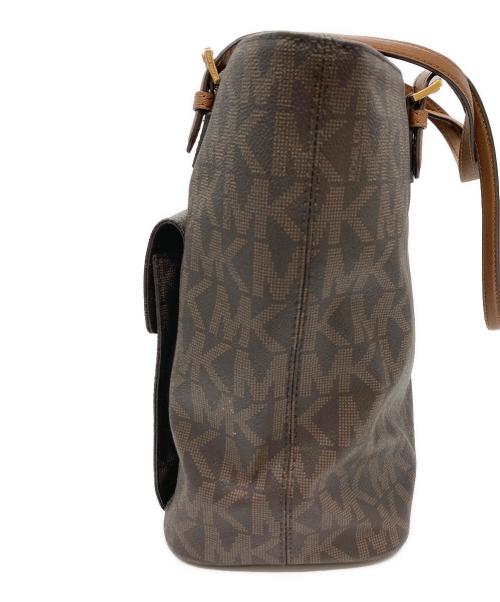 MICHAEL MICHAEL KORS（マイケル マイケルコース）MICHAEL MICHAEL KORS (マイケル マイケルコース) トートバッグ ブラウンの古着・服飾アイテム