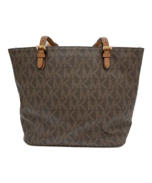 MICHAEL MICHAEL KORS（マイケル マイケルコース）MICHAEL MICHAEL KORS (マイケル マイケルコース) トートバッグ ブラウンの古着・服飾アイテム