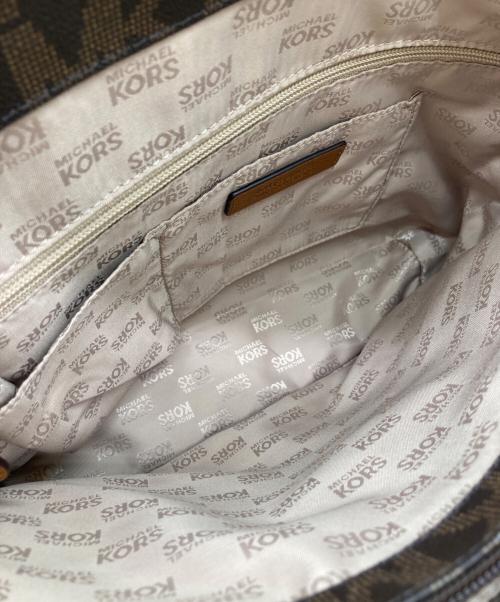 MICHAEL MICHAEL KORS（マイケル マイケルコース）MICHAEL MICHAEL KORS (マイケル マイケルコース) トートバッグ ブラウンの古着・服飾アイテム