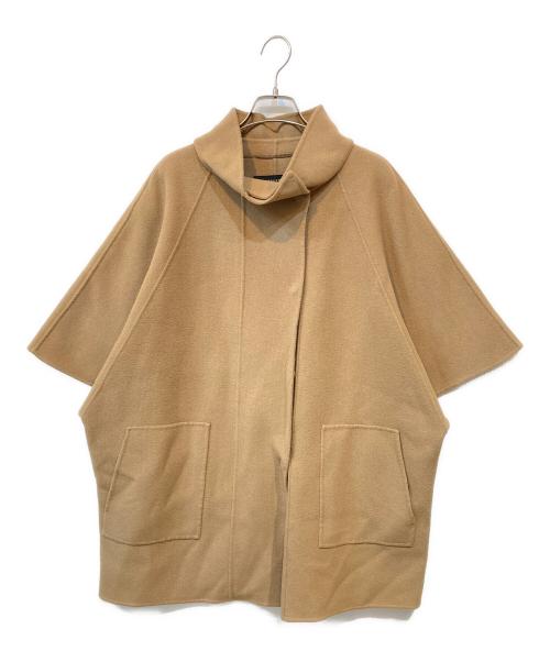 WEEKEND Max Mara（ウィークエンド マックスマーラ）Weekend Max Mara (ウィークエンド マックスマーラ) ウールポンチョ コート ブラウン サイズ:42の古着・服飾アイテム