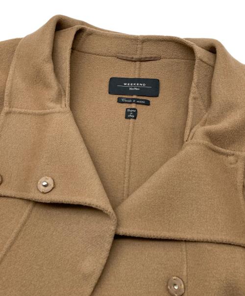 WEEKEND Max Mara（ウィークエンド マックスマーラ）Weekend Max Mara (ウィークエンド マックスマーラ) ウールポンチョ コート ブラウン サイズ:42の古着・服飾アイテム