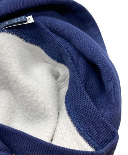POLO RALPH LAUREN（ポロ・ラルフローレン）POLO RALPH LAUREN (ポロ・ラルフローレン) QRタグ 後付フードパーカー グレー×ブルー サイズ:Sの古着・服飾アイテム