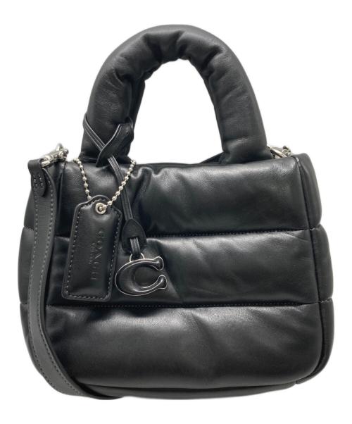 COACH（コーチ）COACH (コーチ) ミニ ピロー トート ブラックの古着・服飾アイテム