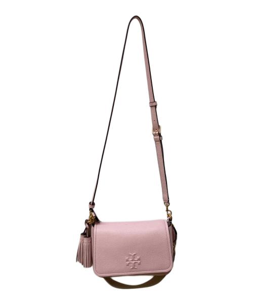 TORY BURCH（トリーバーチ）TORY BURCH (トリーバーチ) フラップクロスボディバッグ ピンク サイズ:-の古着・服飾アイテム