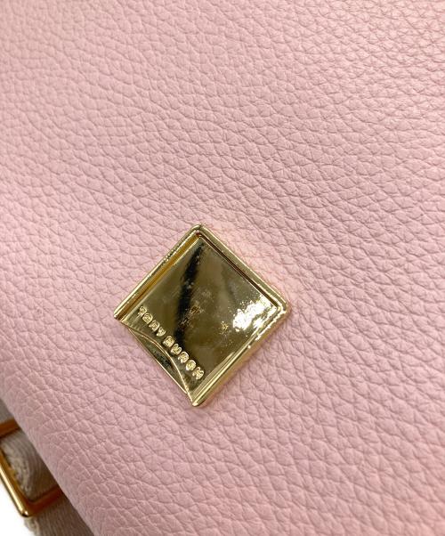 TORY BURCH（トリーバーチ）TORY BURCH (トリーバーチ) フラップクロスボディバッグ ピンク サイズ:-の古着・服飾アイテム