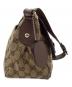 中古・古着 GUCCI (グッチ) GGキャンバス ショルダーバッグ ブラウン：45000円