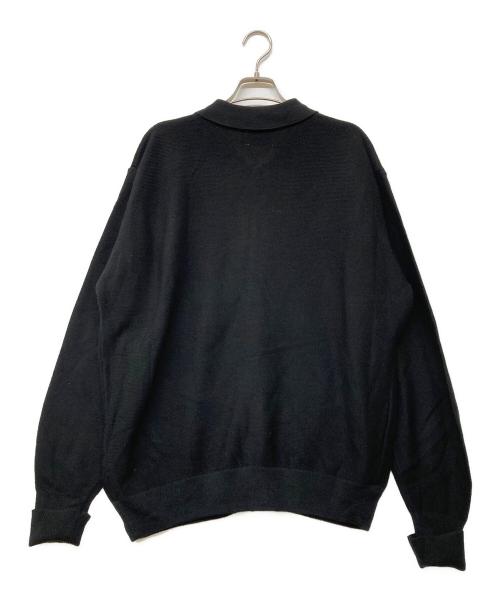 PENNEYS（ペニーズ）PENNEYS (ペニーズ) アクリルニットカーディガン ブラック サイズ:Mの古着・服飾アイテム