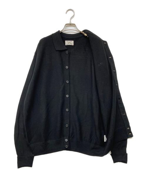 PENNEYS（ペニーズ）PENNEYS (ペニーズ) アクリルニットカーディガン ブラック サイズ:Mの古着・服飾アイテム