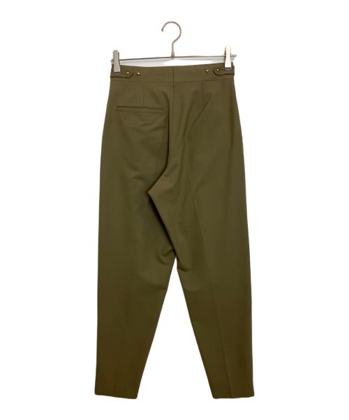 HYKE（ハイク）HYKE (ハイク) STRETCH TAPERED PANTS カーキ サイズ:1の古着・服飾アイテム