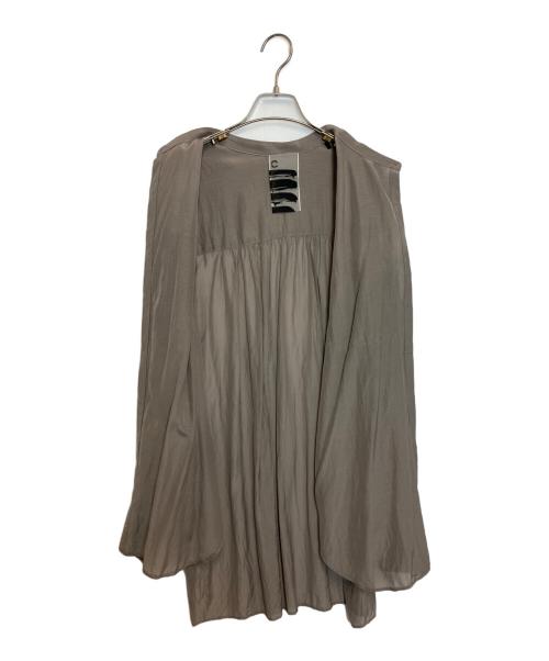 CHAOS（カオス）CHAOS (カオス) ラミーバンドカラーカラーシャツ ベージュ サイズ:Fの古着・服飾アイテム