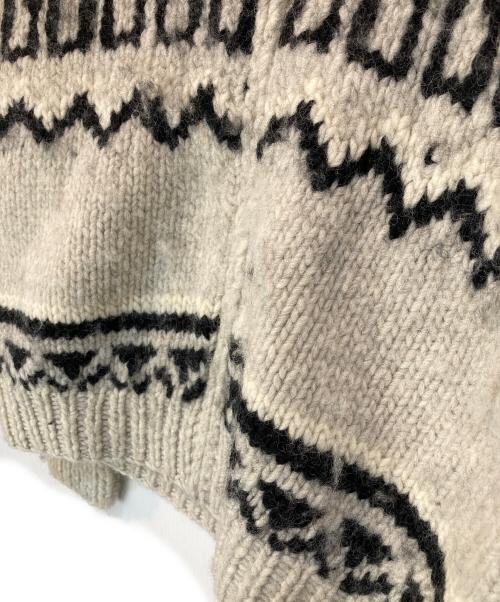 THIRD MAGAZINE（サードマガジン）THIRD MAGAZINE (サードマガジン) カウチンジップカーディガン ジャケット グレー サイズ:Mの古着・服飾アイテム