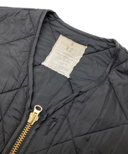 Curensology（カレンソロジー）Curensology (カレンソロジー) キルティングハーフコート ブラック サイズ:36の古着・服飾アイテム