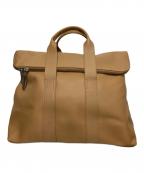 3.1 phillip limスリーワンフィリップリム）の古着「レザーバッグ」｜ベージュ