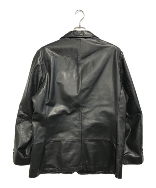 OLD GAP（オールドギャップ）OLD GAP (オールドギャップ) レザーテーラードジャケット ブラック サイズ:Ｌの古着・服飾アイテム