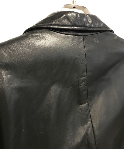OLD GAP（オールドギャップ）OLD GAP (オールドギャップ) レザーテーラードジャケット ブラック サイズ:Ｌの古着・服飾アイテム