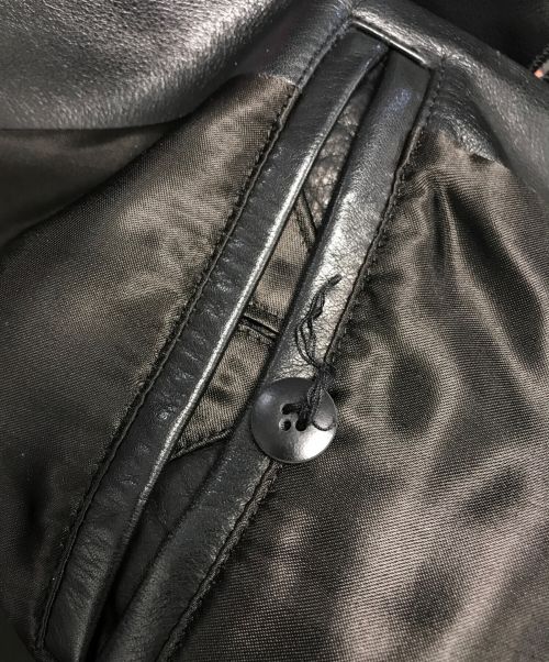 OLD GAP（オールドギャップ）OLD GAP (オールドギャップ) レザーテーラードジャケット ブラック サイズ:Ｌの古着・服飾アイテム
