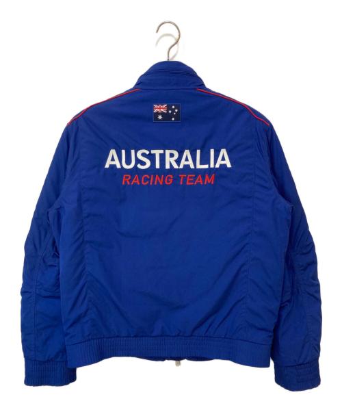 POLO RALPH LAUREN（ポロ・ラルフローレン）POLO RALPH LAUREN (ポロ・ラルフローレン) レーシングジャケット ブルー サイズ:Mの古着・服飾アイテム