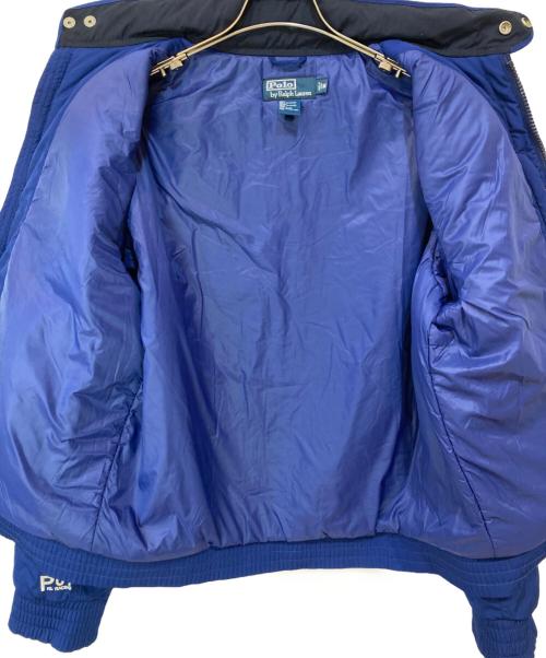POLO RALPH LAUREN（ポロ・ラルフローレン）POLO RALPH LAUREN (ポロ・ラルフローレン) レーシングジャケット ブルー サイズ:Mの古着・服飾アイテム
