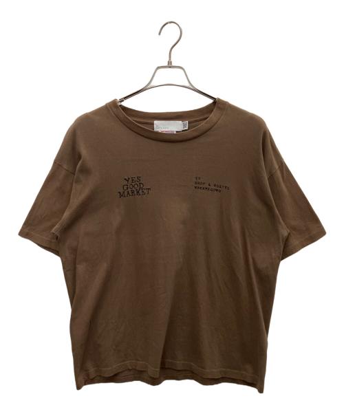 SO SHOP&HOSTEL（ソウショップアンドホステル）SO SHOP&HOSTEL (ソウショップアンドホステル) 半袖Tシャツ ブラウン サイズ:Sの古着・服飾アイテム