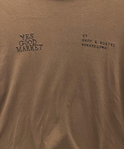 SO SHOP&HOSTEL（ソウショップアンドホステル）SO SHOP&HOSTEL (ソウショップアンドホステル) 半袖Tシャツ ブラウン サイズ:Sの古着・服飾アイテム