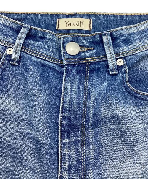 YANUK（ヤヌーク）YANUK (ヤヌーク) セミフレアデニムパンツ インディゴ サイズ:25の古着・服飾アイテム