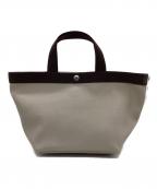 Herve Chapelierエルベシャプリエ）の古着「ハンドバッグ」｜マスティック/モカ