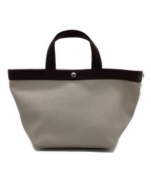 Herve Chapelier（エルベシャプリエ）の古着「ハンドバッグ」｜マスティック/モカ