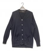 OLDE HOMESTEADERオールド ホームステッダー）の古着「EXTRA COTTON JERSEY CARDIGAN/エクストラ コットン ジャージー カーディガン」｜ブラック