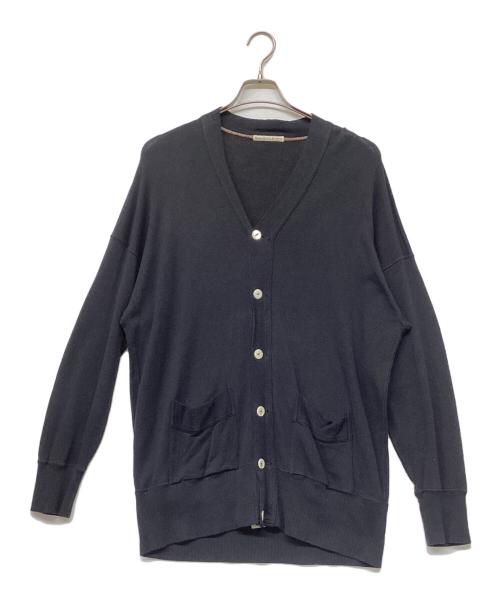 OLDE HOMESTEADER（オールド ホームステッダー）Olde Homesteader (オールド ホームステッダー) EXTRA COTTON JERSEY CARDIGAN/エクストラ コットン ジャージー カーディガン ブラック サイズ:46の古着・服飾アイテム