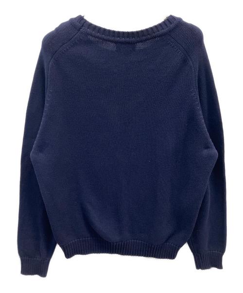 LAND'S END（ランズエンド）LAND'S END (ランズエンド) Cotton Knit Drifter Sweater ネイビー サイズ:Ｌの古着・服飾アイテム
