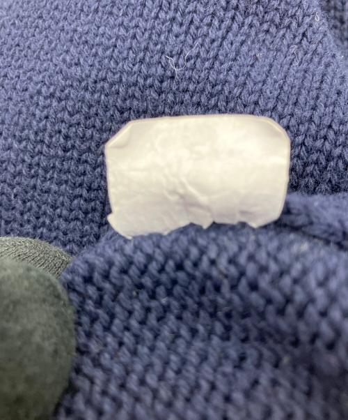 LAND'S END（ランズエンド）LAND'S END (ランズエンド) Cotton Knit Drifter Sweater ネイビー サイズ:Ｌの古着・服飾アイテム