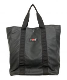 BAGJACK（バッグジャック）の古着「レザートートバッグ」｜ブラック