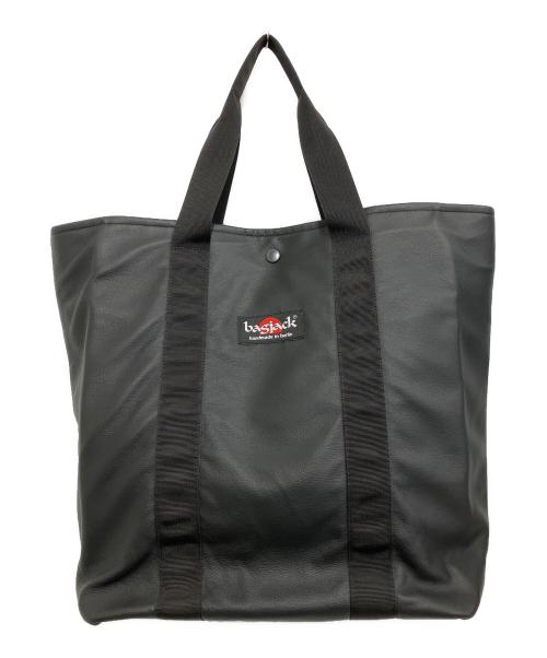 BAGJACK（バッグジャック）BAGJACK (バッグジャック) レザートートバッグ ブラックの古着・服飾アイテム