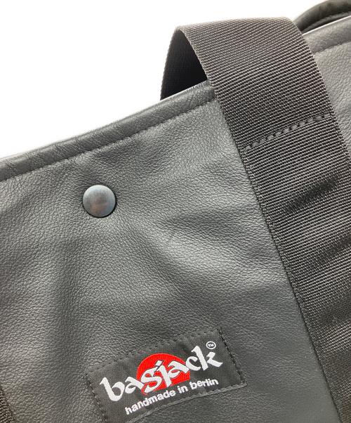 BAGJACK（バッグジャック）BAGJACK (バッグジャック) レザートートバッグ ブラックの古着・服飾アイテム