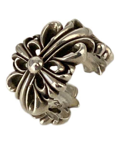 CHROME HEARTS（クロムハーツ）CHROME HEARTS (クロムハーツ) ダブルフローラルクロスリング シルバー サイズ:21号の古着・服飾アイテム