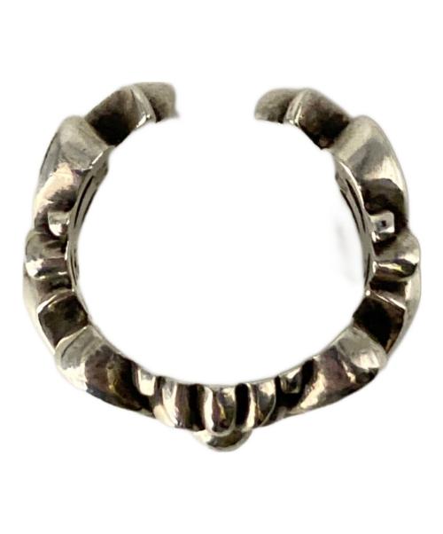 CHROME HEARTS（クロムハーツ）CHROME HEARTS (クロムハーツ) ダブルフローラルクロスリング シルバー サイズ:21号の古着・服飾アイテム