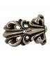 中古・古着 CHROME HEARTS (クロムハーツ) ダブルフローラルクロスリング シルバー サイズ:21号：210000円