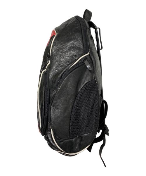 adidas（アディダス）adidas (アディダス) BALENCIAGA (バレンシアガ) USED加工バックパック ブラック×レッド サイズ:-の古着・服飾アイテム