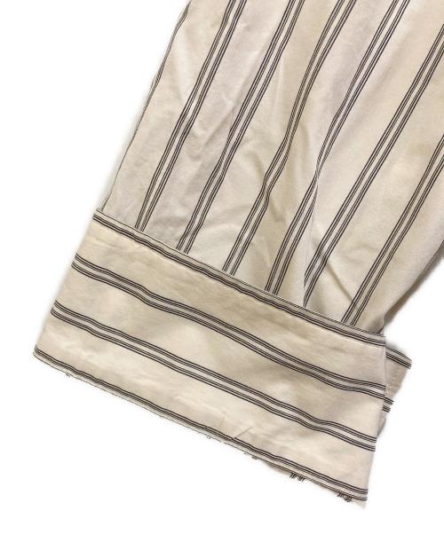 GALLARDA GALANTE（ガリャルダガランテ）GALLARDA GALANTE (ガリャルダガランテ) ストライプカフタンワンピース ホワイト サイズ:SIZE Freeの古着・服飾アイテム