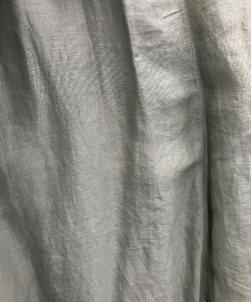 MARILYN MOON（マリリンムーン）MARILYN MOON (マリリンムーン) タックシアーコットンスカート グレー サイズ:SIZEFREEの古着・服飾アイテム