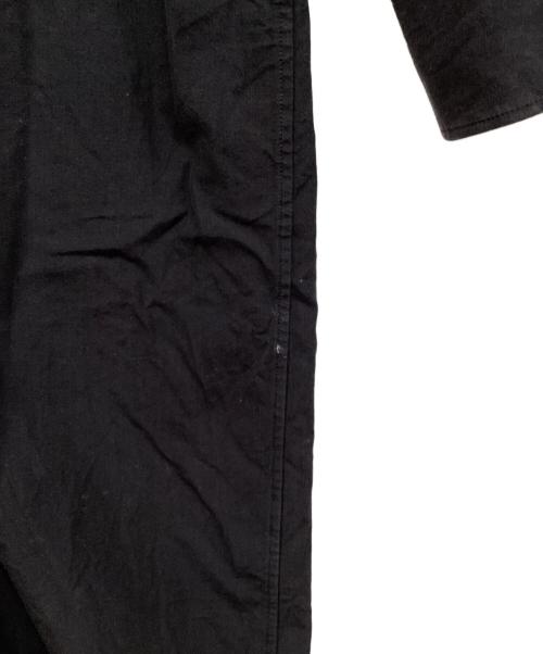 COMOLI（コモリ）COMOLI (コモリ) バンドカラーシャツワンピース ブラック サイズ:FREEの古着・服飾アイテム